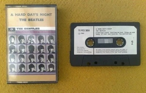 Beatles" A HARD DAY'S NIGHT "Excelente Medio 70'S Beige Inserto Raro GB - Picture 1 of 8