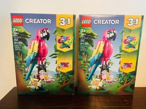 Lego 31144 Creator 3-In-1 The Pink Exotic Parrot Brand New Sealed Lot of 2 - Picture 1 of 1