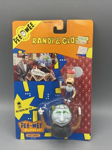 Pee-Wee's Playhouse Randy & Globey Figure, Matchbox 1988 Cover