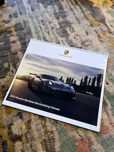 2022 Porsche Aftersales Calendar RARE Dealer Factory Calendar 13 Month - Picture 1 of 4