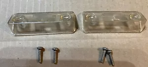 License Plate Light Lenses (Pair). Saab 900 Coupe 1979-93 - Picture 1 of 6