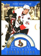 2022-23 Upper Deck Trilogy Generations Blue #TG1A Dany Heatley /299