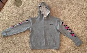 Girls/Junior Vans Gray Pullover Print Hoodie Sweatshirt ~ Size XL - Picture 1 of 4