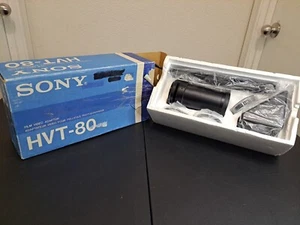 Adaptador de video de película Sony de colección HVT-80 equipo de cámara original caja abierta nunca usado - Imagen 1 de 9