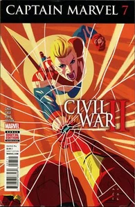Captain Marvel #7 (2016-2018) ~ Marvel Comics ~ Civil War II tie-in - Picture 1 of 1