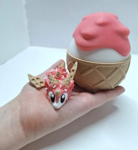 Sugar Rush Mini Dragon with Egg 3d printed articulated fidget sensory Toy gift - Picture 1 of 10