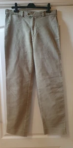 RM Williams Moleskin Jeans Beige Heavy Weight Sueded Cotton W44 L31 - Picture 1 of 11