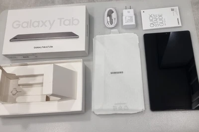 Samsung Galaxy Tab A7 Lite SM-T227U 8.7" 3GB/32GB LTE 4G Unlocked micro SD 128GB - Image 1 of 4