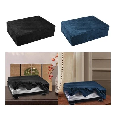 Turntable Dust Cover Anti Scratch Soft Vinyl Record Player Cover for Bedroom - Image 1 of 2