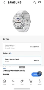 Samsung Galaxy Watch 8 Classic - Photo 1 sur 3