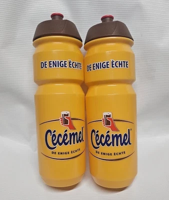 2 de NOVAS Garrafas de Água de Ciclismo Cécémel Bidons - 10" de Altura - O Único - Imagem 1 de 2