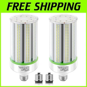Long-Lasting 100W LED Corn Bulbs, 5000K Light, E26/E39 Base - Picture 1 of 8