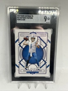 2020 Panini National Treasures - Matthew Stafford #33 Purple /50 - Picture 1 of 2