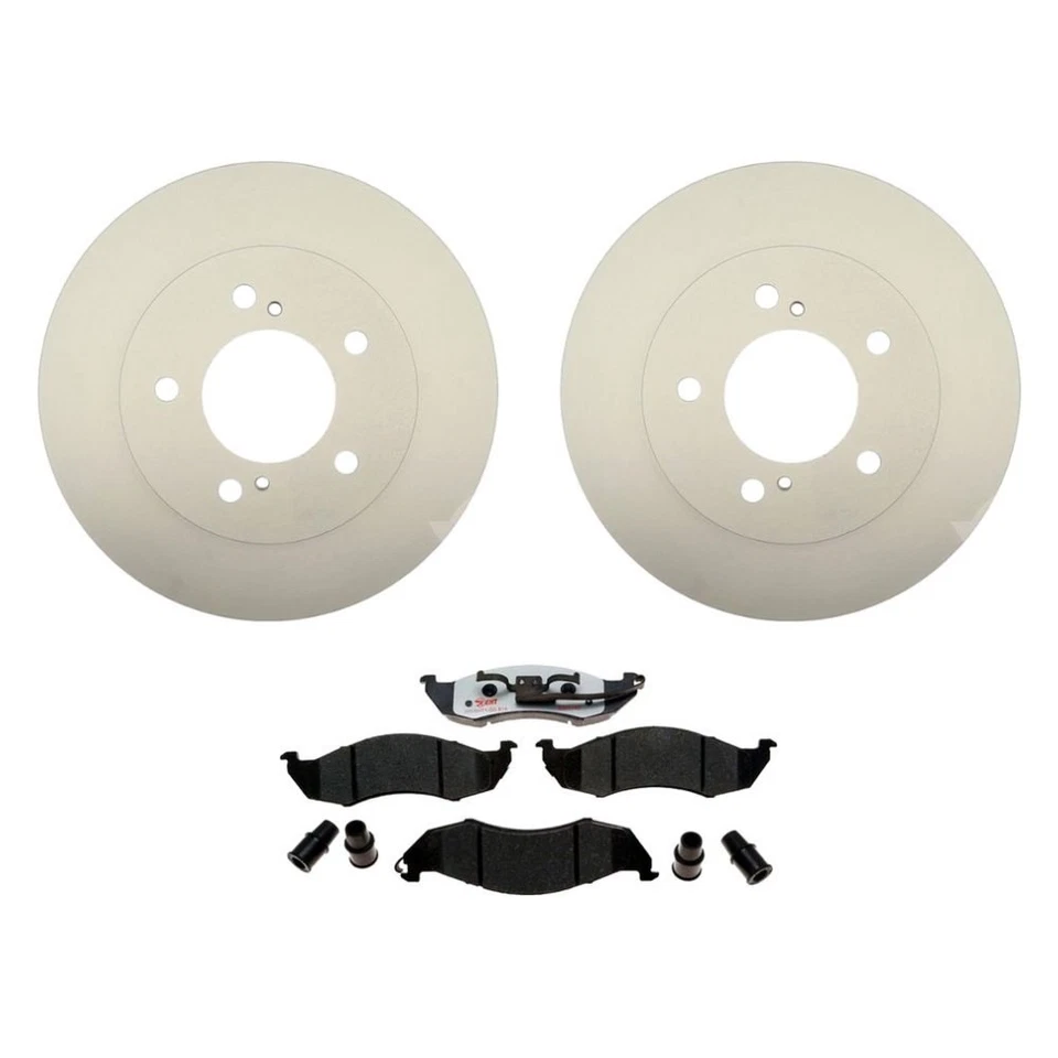 For Nissan Quest 93-02 Raybestos Element3 Plain Front Brake Kit w Hybrid Pads Foto 1 de 4