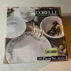 CORELLE SCULPTURED " CALLAWAY " 20 PC. DINNERWARE BY CORNING #6014257 NIB - Picture 1 of 11