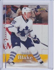 Jason Blake 2007 Upper Deck NHL Arena Giveaways Card TOR4 Grade MT