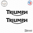 2 Stickers Logo Triumph Decal Aufkleber Pegatinas TRIU02 Couleurs au choix