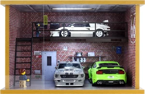 Display Case for 1/24 Scale Diecast Cars and Speed Champions Cars with Clear Acr - Picture 1 of 7