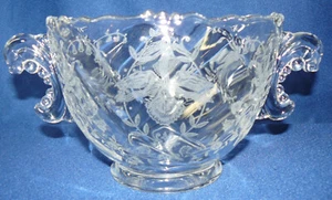 Heisey Orchid Etch Waverly Ice Tub Bucket - Picture 1 of 3
