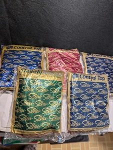 NEW OLD STOCK POSTEN VON 5 SILKIES STRUMPFHOSE GROSS SCHWARZ BEIGE TAUPE WEISS NR. 5A - Bild 1 von 6