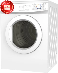 7kg Vented Front Load Dryer 15 Programs Moisture Sensor Reversible Door White - Picture 1 of 12