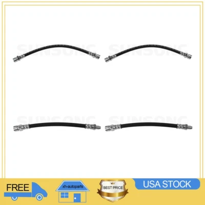 Manguera hidráulica de freno Sunsong 4x para Volkswagen Super Beetle 1971 a 1973 Foto 1 de 4