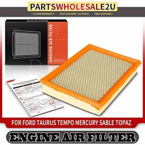 Engine Air Filter for Ford Taurus 1996-1999 Tempo 1992 1993 1994 Mercury Topaz - Picture 1 of 8