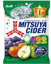 Hard candy "MITSUYA CIDER CANDY"4 Flavors in 1 Pack, 136g, Since 1884,