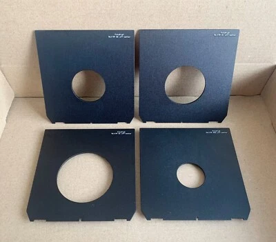 Off-Center Lens Board 96x99mm Linhof Wista Technika Ebony Camera Copal #0 #1 #2 - Image 1 of 4