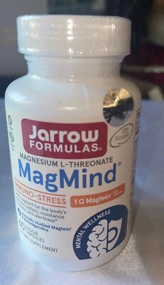 Jarrow Formulas MagMind Immuno Stress 1G Magtein Total 60 cápsulas Nuevo EXP 4/26 Foto 1 de 3