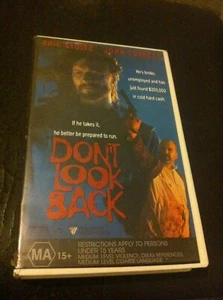 Don't look back VHS HTF OOP ex-rental video tape Village Roadshow 1996 - Picture 1 of 4
