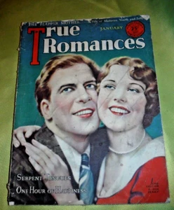 TRUE ROMANCE JANUARY 1929 VOL VIII NO. 5 THE FLAPPER MOTHER, ENGAGEMENT PARIS - Picture 1 of 10
