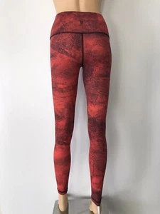 LULULEMON Wunder Under HR Tight Women's Leggings Size 2 Color Red/Black NEW - Imagen 1 de 10