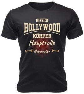magliette uomo divertenti il mio corpo hollywoodiano uomo regali detti magliette - Foto 1 di 12