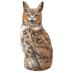 Dekokissen Uhu 42cm 3D Design Eule Kissen Digitaldruck feste Füllung Türstopper - Bild 1 von 5