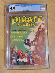 Revista Pirate Stories Pulp CGC 4.0 mayo 1935 cubierta de ataque de barco - Imagen 1 de 3