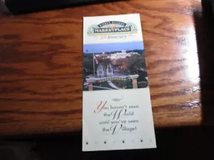 1995 WDW DISNEY VILLAGE MARKETPLACE 20 ANIVERSARIO COMPRAS COMEDOR FOLLETO - Imagen 1 de 2