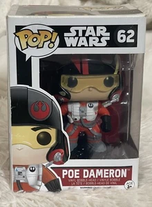 Funko POP! Star Wars The Force Awakens Poe Dameron #62 Vinyl Figure - Picture 1 of 6