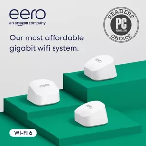 Affordable Amazon 6+ WiFi 6 Mesh System - Reliable & Fast, Connect 75+ Devices - Picture 1 of 9