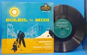 Fernandel, Sardou, Rellys, Rollin 10" LP Soleil Du Midi EX / VG++ BX1 - Picture 1 of 2
