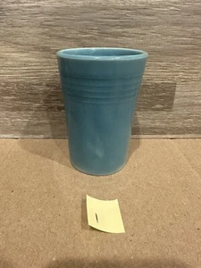 Vaso de jugo vintage Homer Laughlin Fiesta azul turquesa 3 1/2" de alto #1 - Imagen 1 de 7