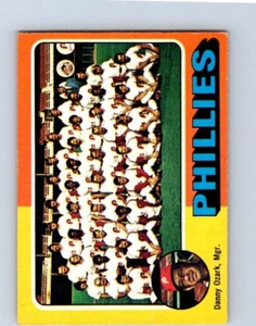 BASEBALL CARD O-PEE-CHEE 1975 PHILADELPHIA PHILLIES TEAM CARD CHECKLIST NO257 - Picture 1 of 2