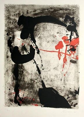 Giuseppe Santomaso (1907-1990) signierte Farblithographie, Komposition, 1963 - Bild 1 von 4