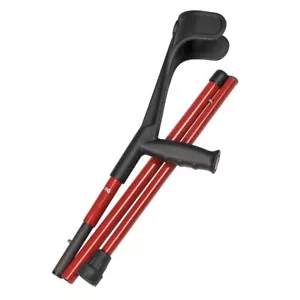 Ossenberg Reisestütze aus Carbon mit Ergo Hartgriff faltbar höhenverstellbar rot - Bild 1 von 1
