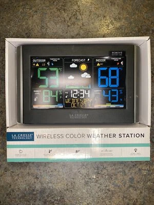 La Crosse Technology C85845 Wireless Color Weather Station - Image 1 of 4