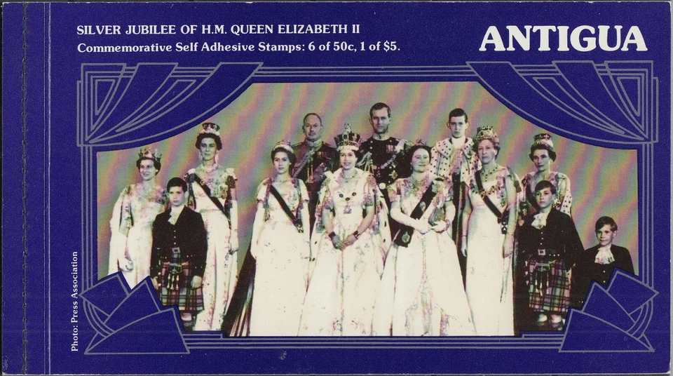 Antigua Booklet Silver Jubilee QEII 1977 MNH-10 Euro - Image 1 of 1