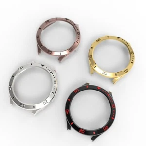 Coque lunette cadre cadran 3D pour Samsung Galaxy Watch 7 6 5 Pro PC cadre brillant - Photo 1 sur 19