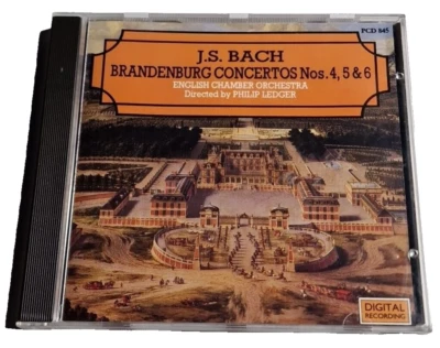 J.S.Bach-Brandenburg Concertos Nos 4, 5 & 6 (CD Album, 1986) Innovative PCD 845 - Image 1 of 4