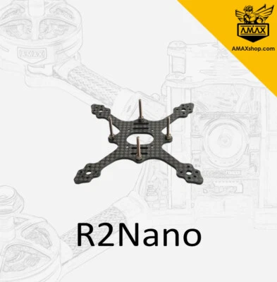 R2Nano 2'' Tiny Whoop RC Drone FPV AIO Carbon Frame Rahmen Toothpick Race AMAX - Bild 1 von 2