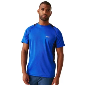 Regatta Mens Virda Contrast T-Shirt IV Quick Tech Drying Short Sleeve T Shirt - Picture 1 of 2